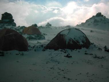Campament a Nido de C�ndores