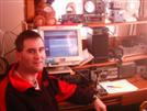 Tom at his radio shack