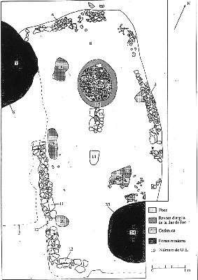 Planta de la darrera fase del barranc de Sant Antoni