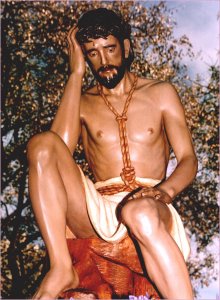 Vista frontal del Cristo del Buen Amor