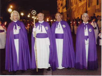 Presidencia de la Cofradía durante la Procesión