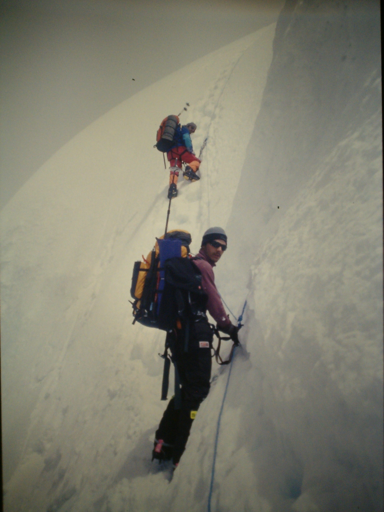 A la zona dels seracs entre el C1 i el C2
