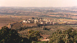 Poblet desde el trono de la Reina