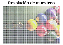 Resoluci�n de muestreo
