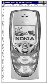 Resultado con el canal rojo visible