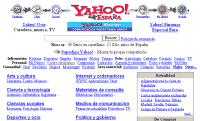 simetr&iacute;a en Yahoo
