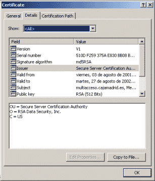 certificado digital: pesta&ntilde;a 2