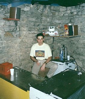 Yo en la pe&ntilde;a