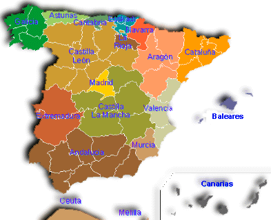 mapa de las Autonomias de Espa�a.gif (27611 bytes)