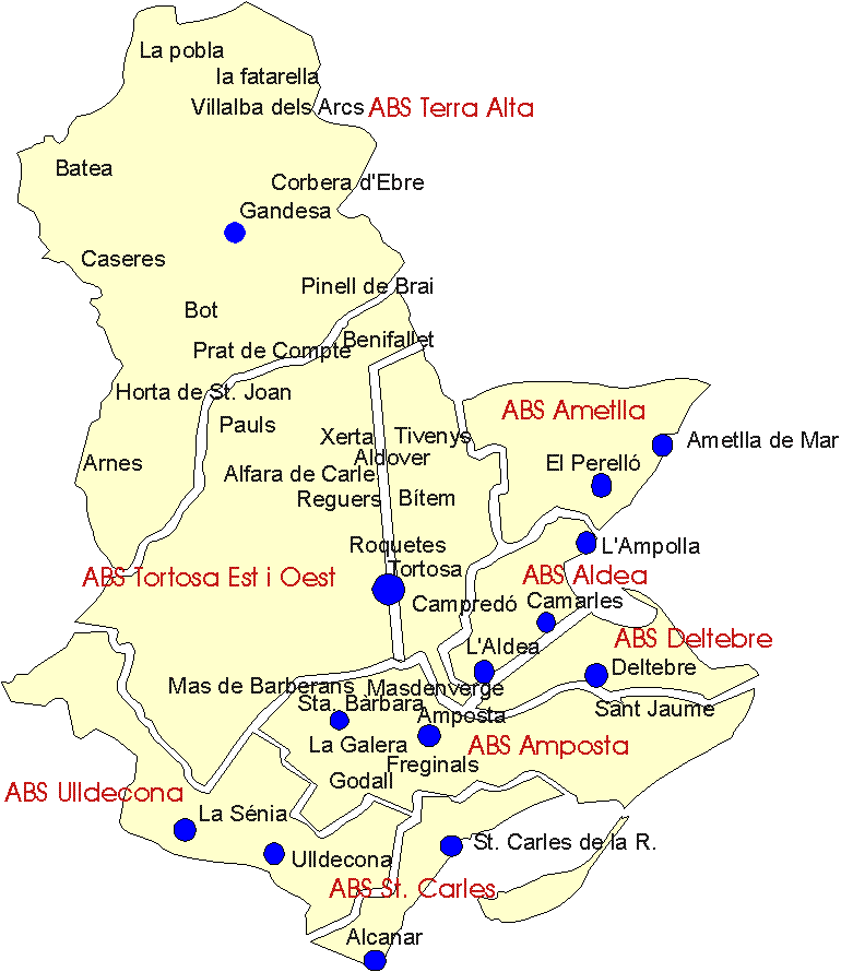 Selecciona una part del mapa per veure el centre