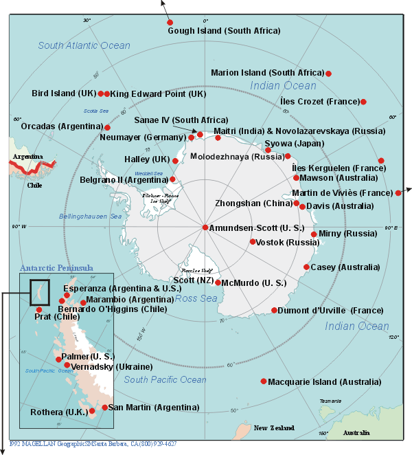 Mapa antartico