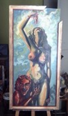 Autoretrato2  60x120  Oleo