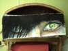 Mirada  70x30  Acuarela
