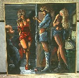Calle nocturna  120x120 Oleo