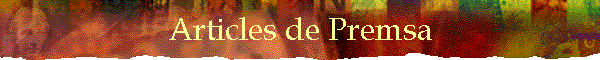 Articles de Premsa