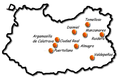 Mapa de Ciudad Real Virtual (Recursos Internet)