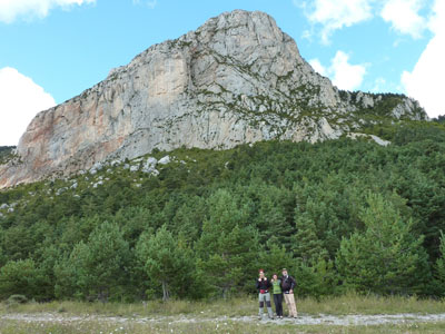 Sota el Polleg� inferior del Pedraforca