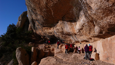 cova dels Lladres al grau de l'Enderrocada