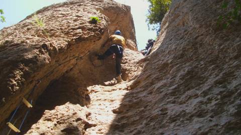 C:\Users\Pere Lopez\Desktop\Nueva carpeta\2011-06-29 Ferrata Canal de les Dames (Montserrat) (009).JPG