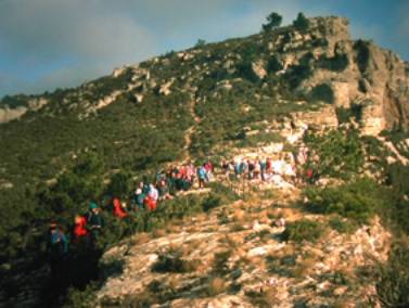 L'Enderrocada de la serra de l'Argentera