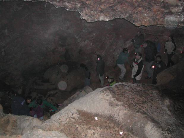 Interior de la cova