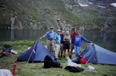 Acampats a l'estany d'Estats