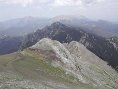Serrres de Moixer�, Cad� i Pedraforca des de la Tossa d'Alp