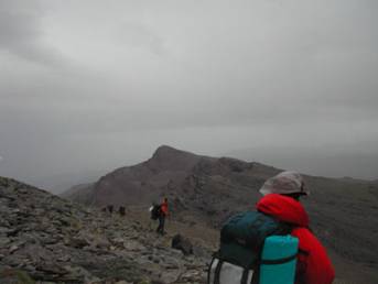 Per la carena cap el cerro del Caballo.