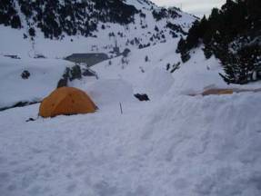 El campament el diumenge al mat�