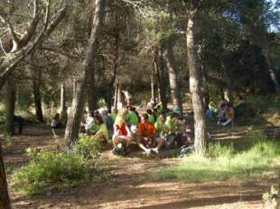 Esmorzar a la font de la Gavatxa