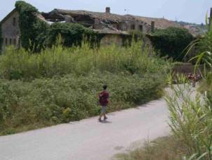 La farga arribant al Catllar