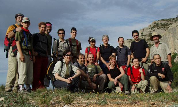 el grup a dalt del grau del Carabassal