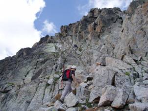 Arribant al cim de l'Spijeoles