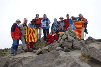 Cim del Little Meru, de 3.801 m