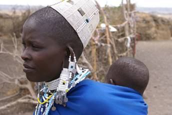 Mare masai prop d'Olduvai