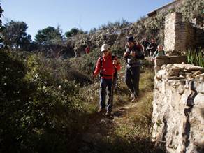sortint de Rojals del GR171