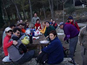 dinar a l'ermita de sant Josep de Montblanc