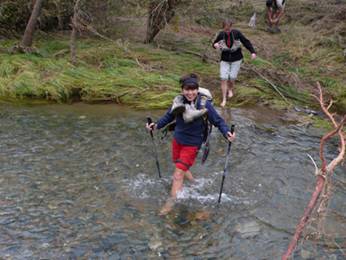 creuant el riu de Prades