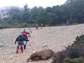divertida baixada per tartera prop del coll de Monetze