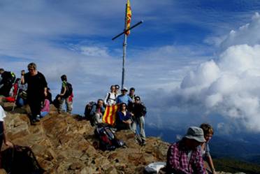 Al cim de les Agudes