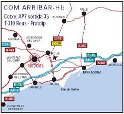 Com arribar a Riudoms