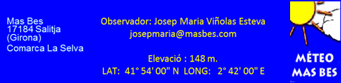 TEMPS ACTUAL - Mas Bes - Salitja