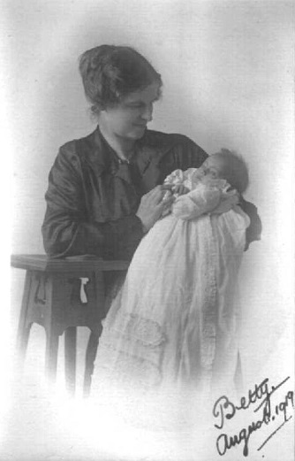 Aged 2 months, with Alma