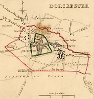 Creighton&rsquo;s map of Dorchester, 1835