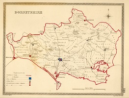 Creighton&rsquo;s map of Dorset, 1835