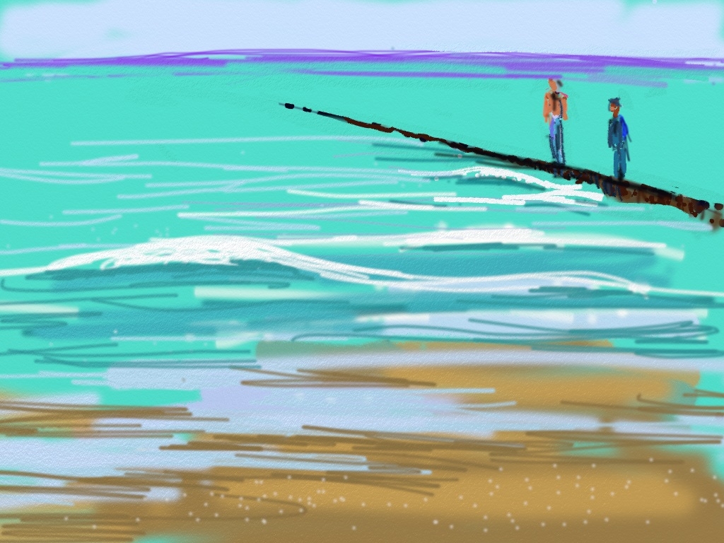 iPad painting by Jeanie Mellersh