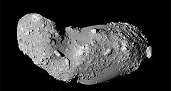 Tiny Asteroid Itokawa, visited by a Japanese spacecraft