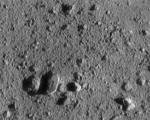 Eros from NEAR at 2300 ft