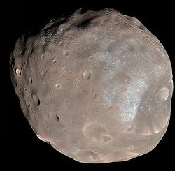 Phobos, the larger of Mars&rsquo; Moons