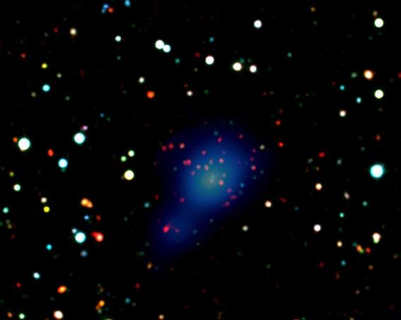 XMMXCS&nbsp;2215-1738 &ndash; A very distant cluster of galaxies